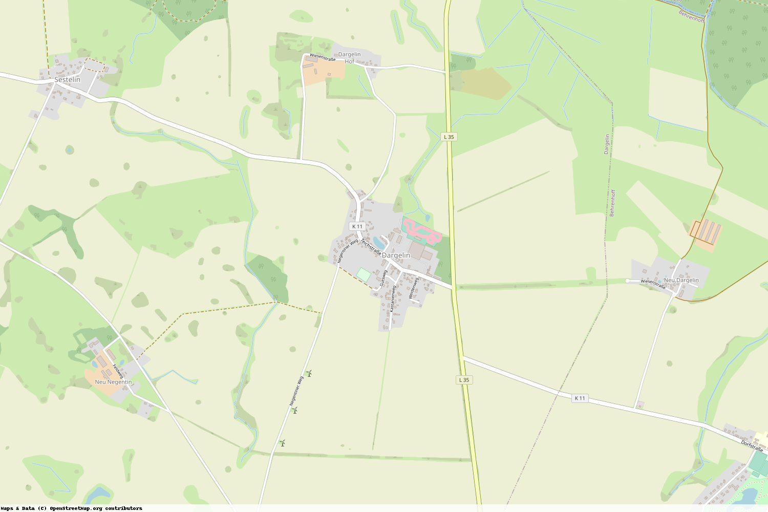Ist gerade Stromausfall in Mecklenburg-Vorpommern - Vorpommern-Greifswald - Dargelin?