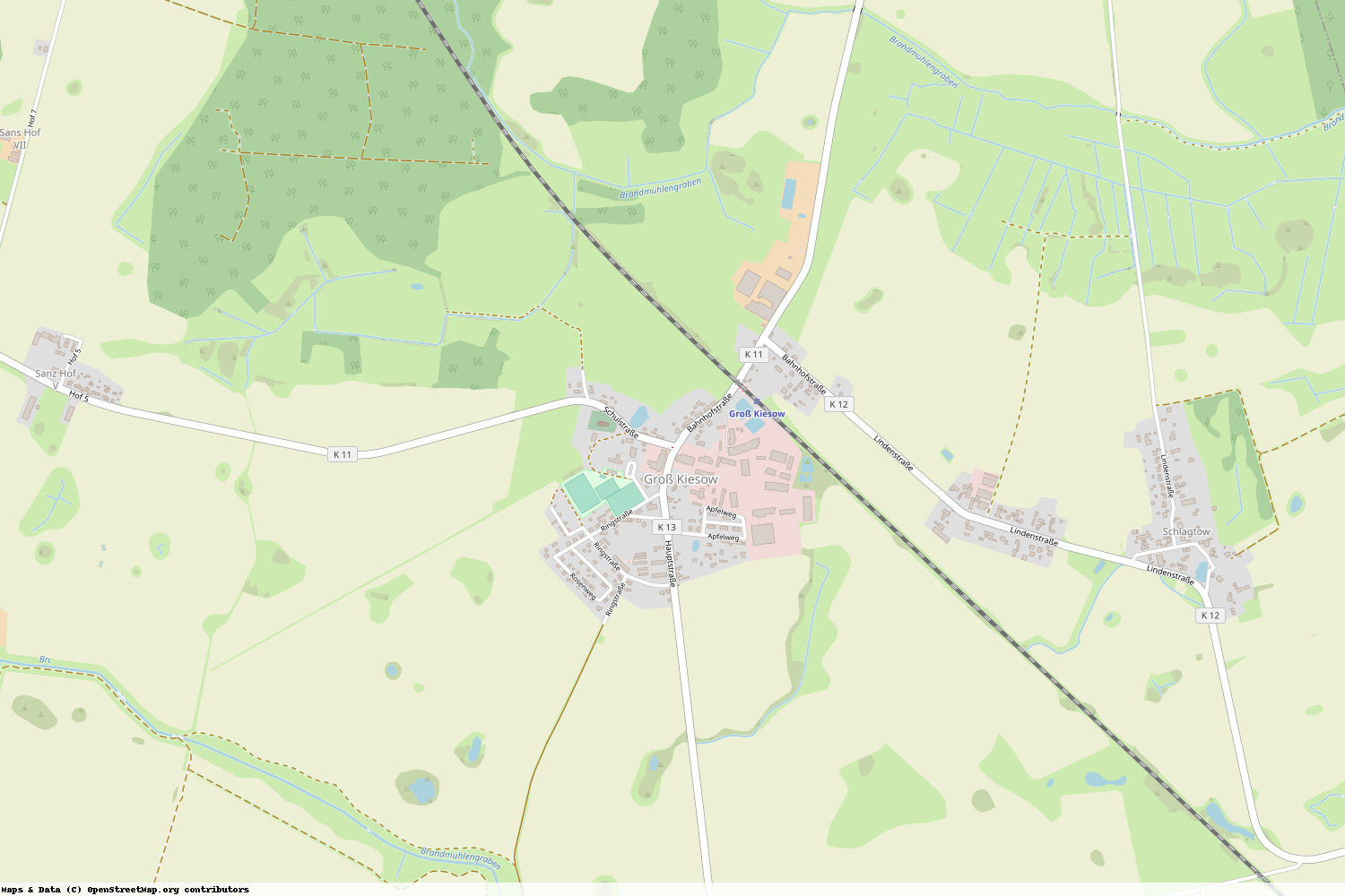 Ist gerade Stromausfall in Mecklenburg-Vorpommern - Vorpommern-Greifswald - Groß Kiesow?