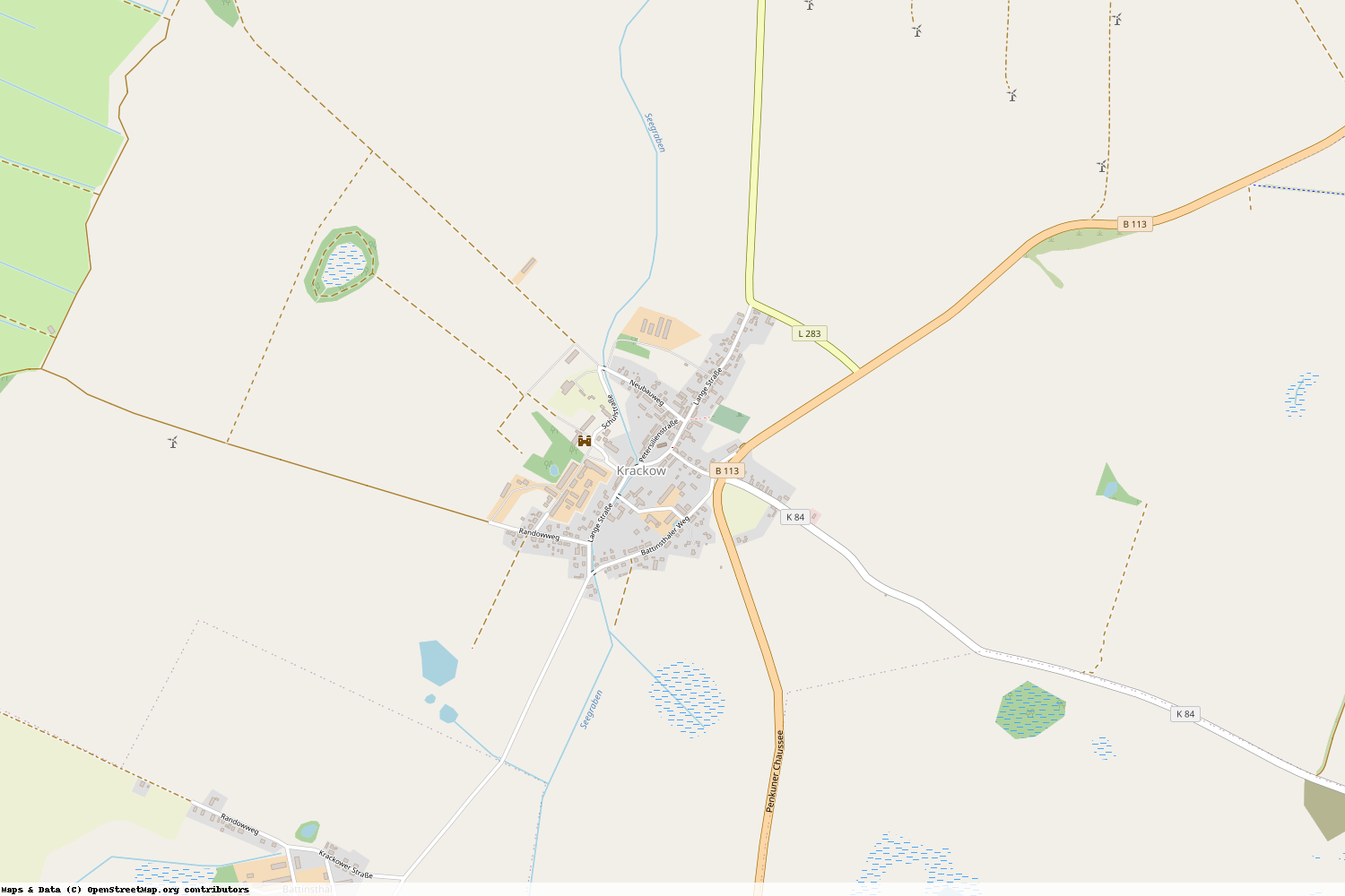 Ist gerade Stromausfall in Mecklenburg-Vorpommern - Vorpommern-Greifswald - Krackow?