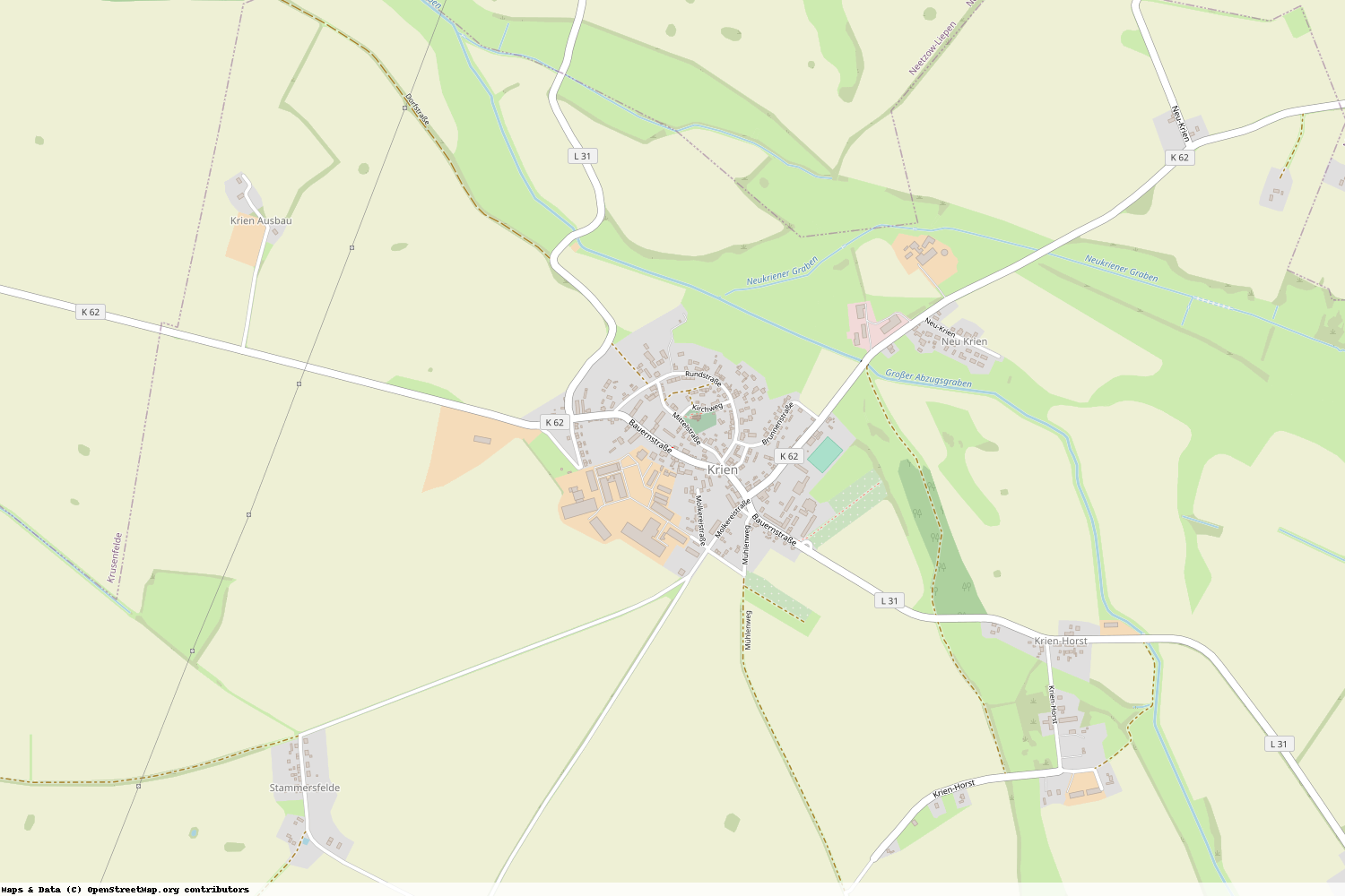 Ist gerade Stromausfall in Mecklenburg-Vorpommern - Vorpommern-Greifswald - Krien?