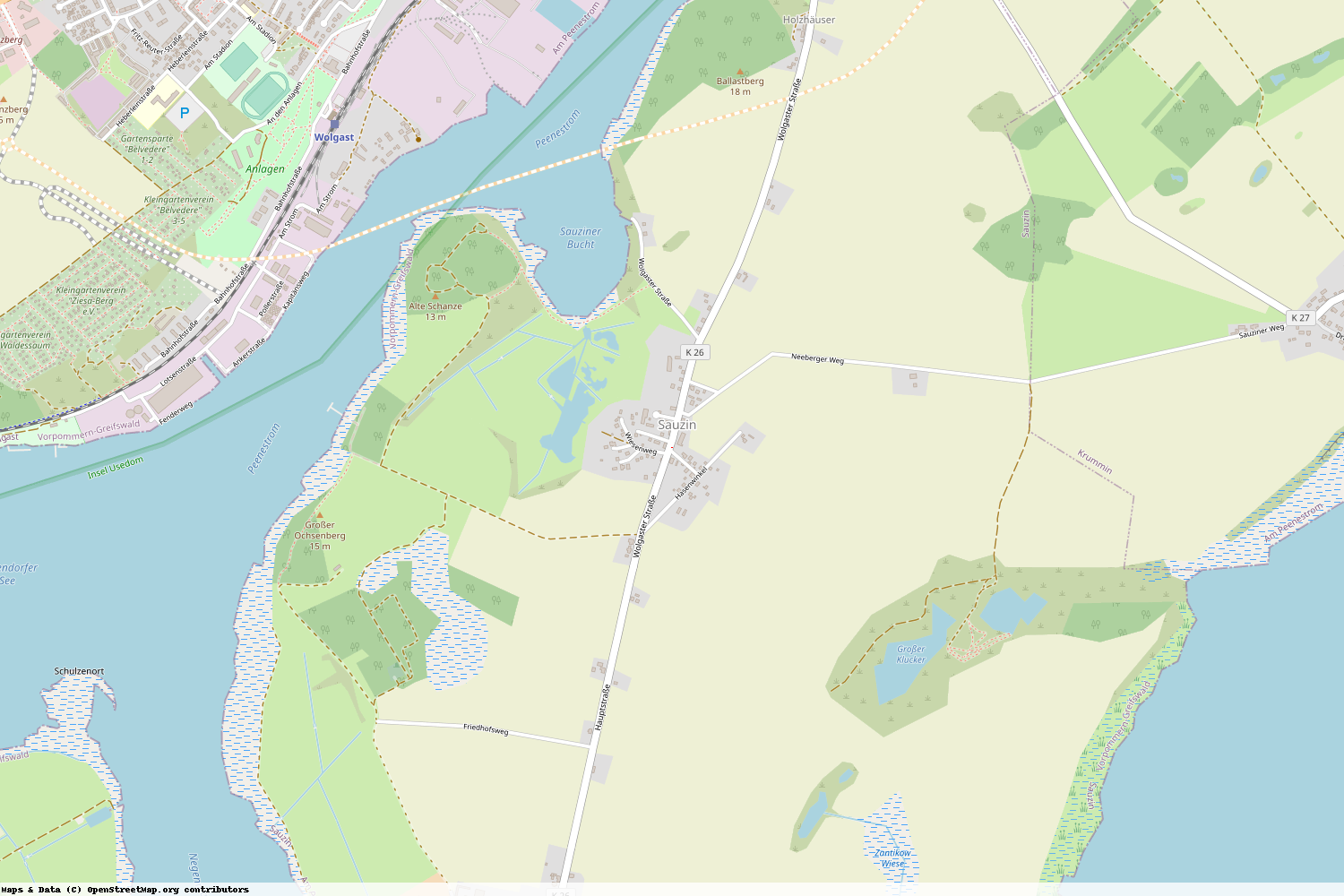 Ist gerade Stromausfall in Mecklenburg-Vorpommern - Vorpommern-Greifswald - Sauzin?