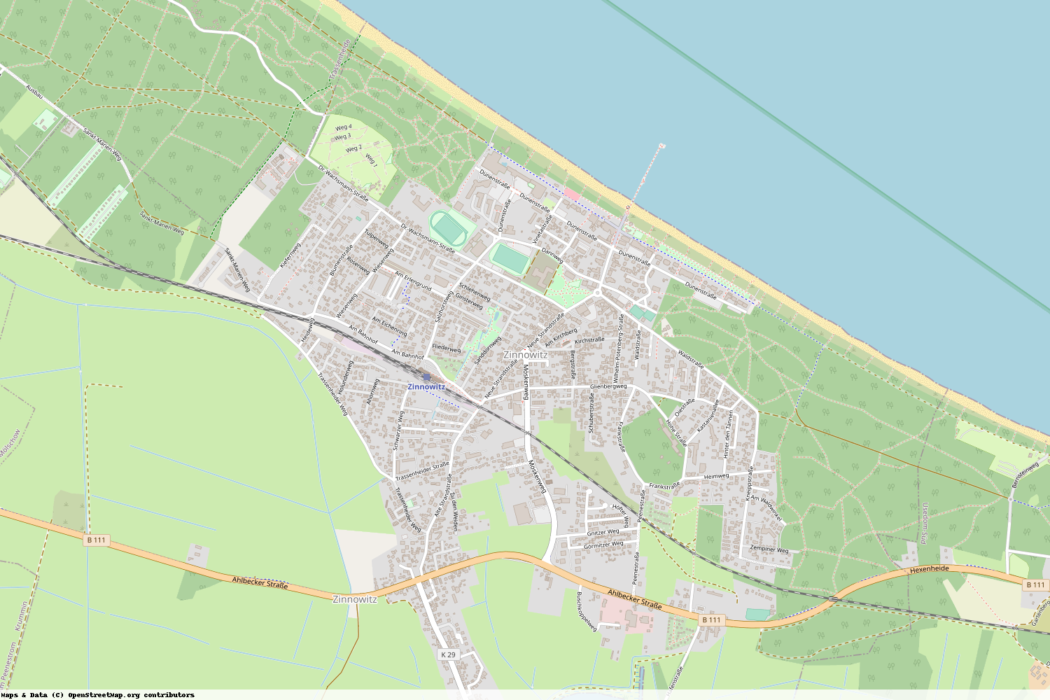 Ist gerade Stromausfall in Mecklenburg-Vorpommern - Vorpommern-Greifswald - Zinnowitz?