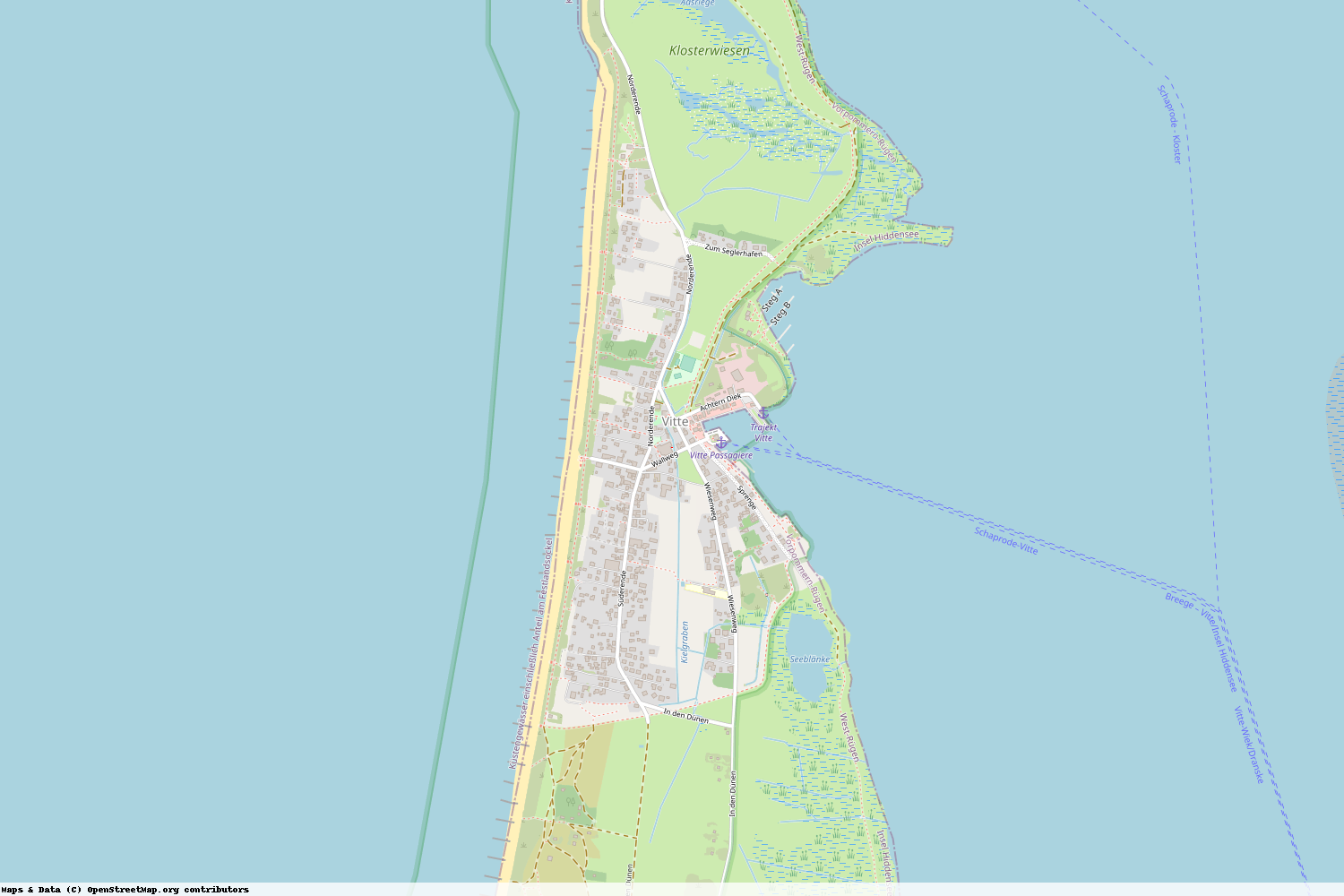 Ist gerade Stromausfall in Mecklenburg-Vorpommern - Vorpommern-Rügen - Insel Hiddensee?