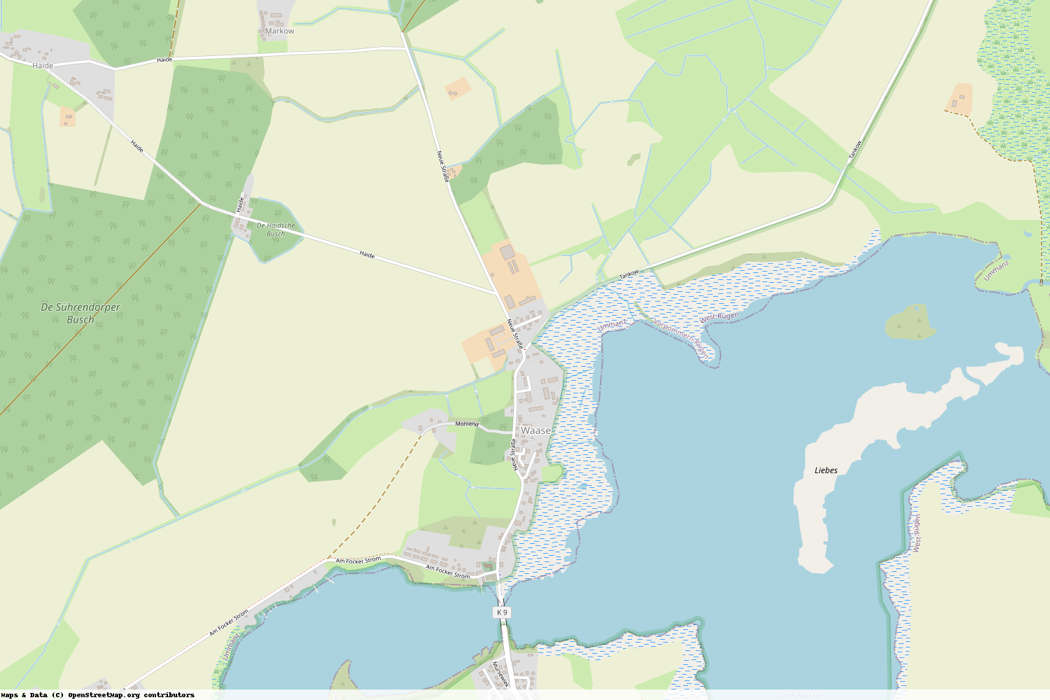 Ist gerade Stromausfall in Mecklenburg-Vorpommern - Vorpommern-Rügen - Ummanz?