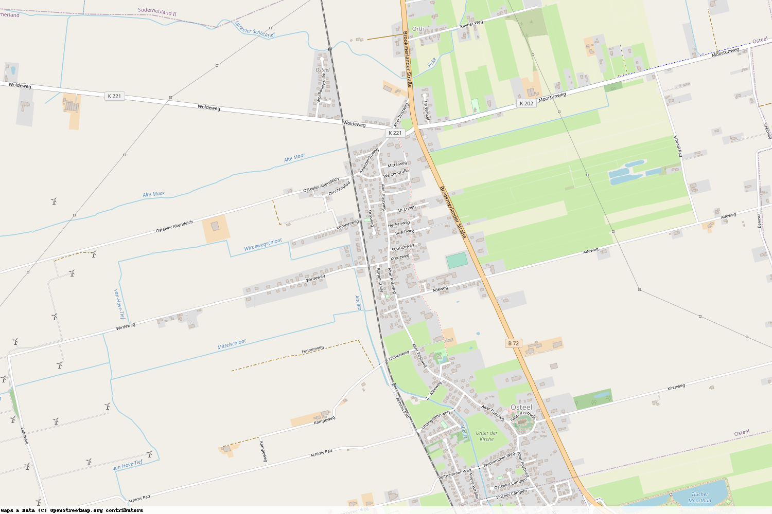 Ist gerade Stromausfall in Niedersachsen - Aurich - Osteel?