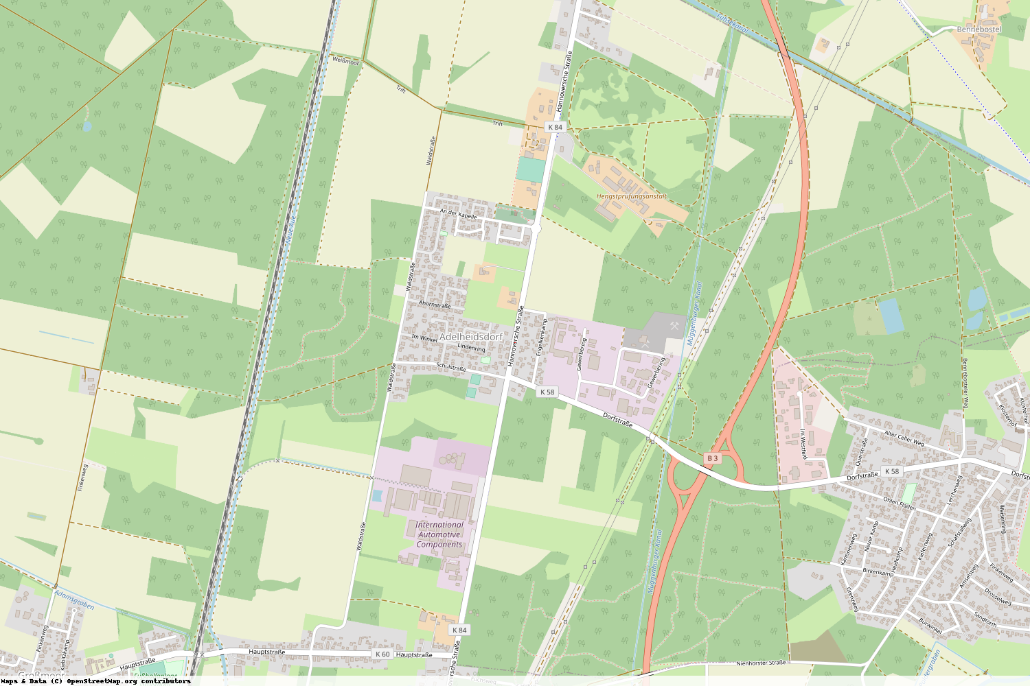 Ist gerade Stromausfall in Niedersachsen - Celle - Adelheidsdorf?