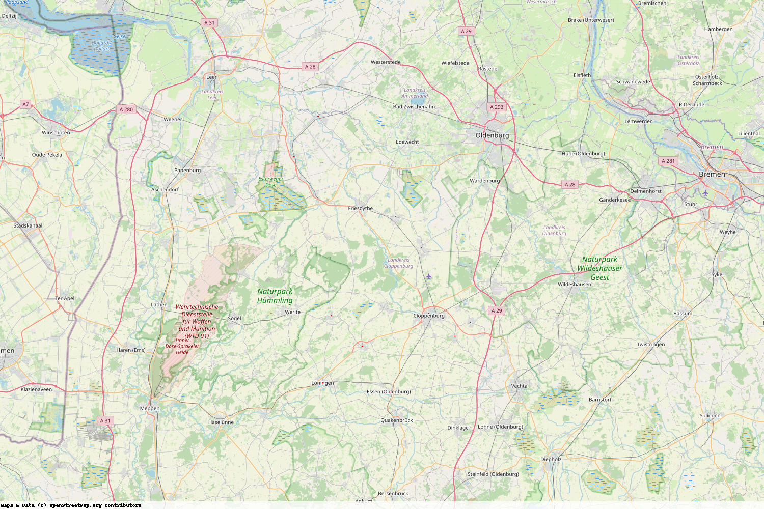 Ist gerade Stromausfall in Niedersachsen - Cloppenburg?