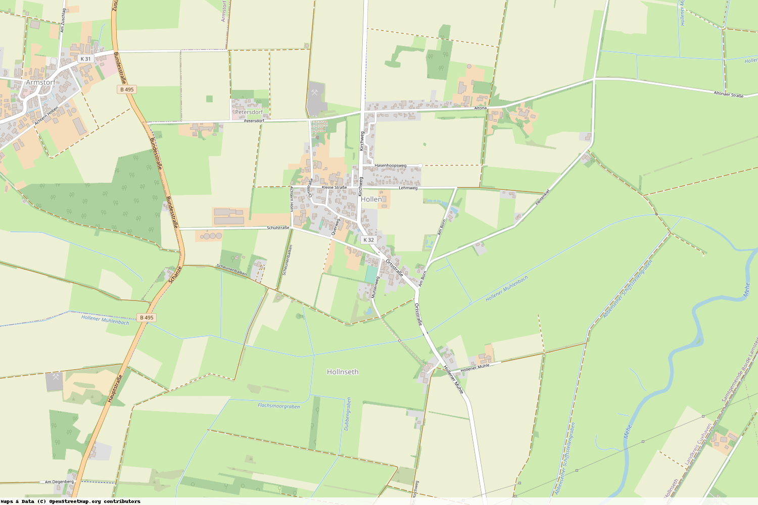 Ist gerade Stromausfall in Niedersachsen - Cuxhaven - Hollnseth?