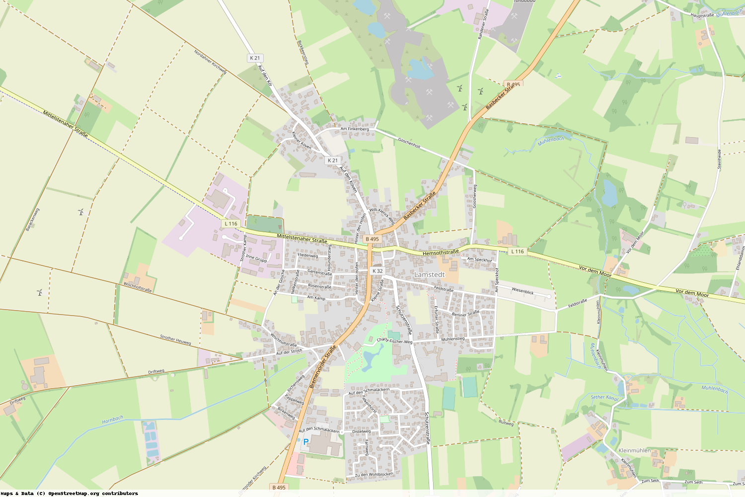 Ist gerade Stromausfall in Niedersachsen - Cuxhaven - Lamstedt?