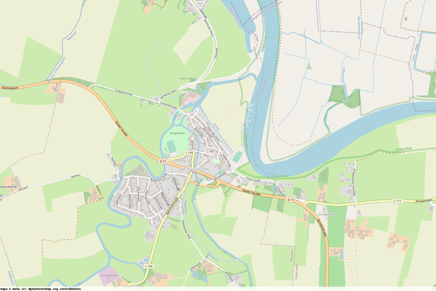 Ist gerade Stromausfall in Niedersachsen - Cuxhaven - Neuhaus (Oste)?