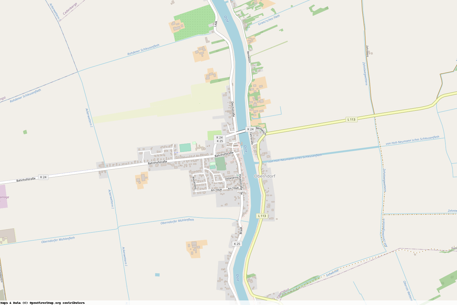 Ist gerade Stromausfall in Niedersachsen - Cuxhaven - Oberndorf?