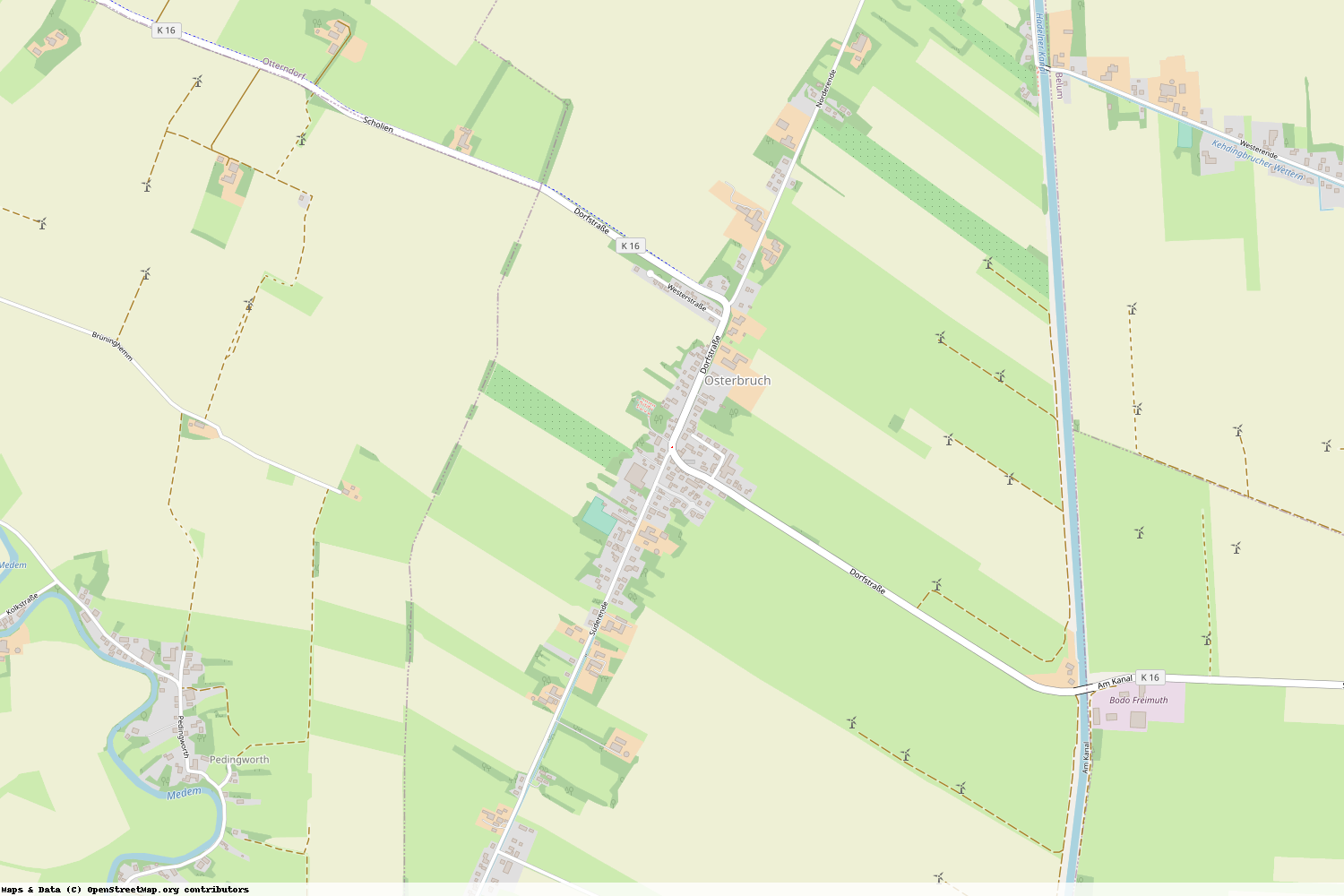 Ist gerade Stromausfall in Niedersachsen - Cuxhaven - Osterbruch?