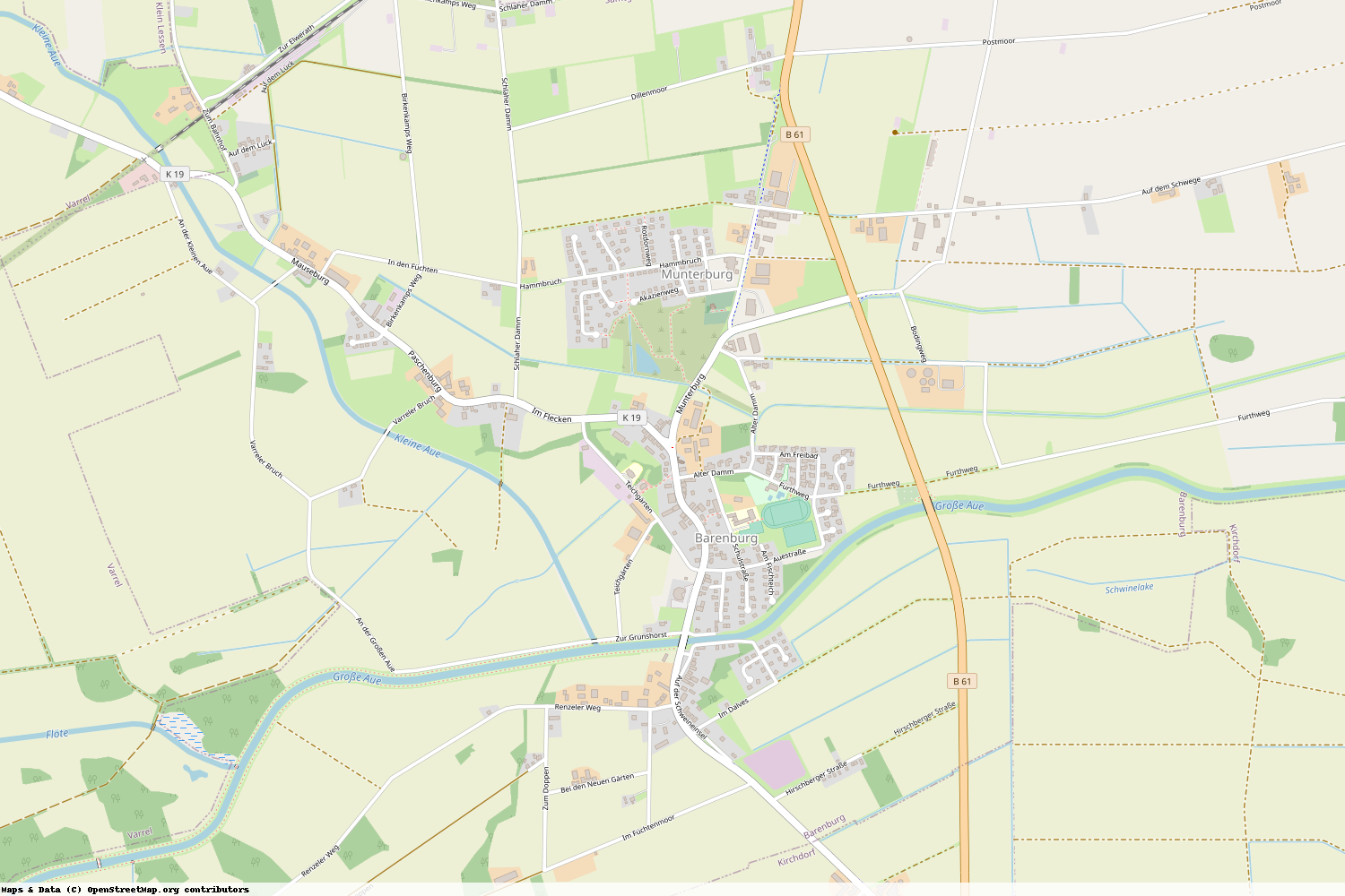 Ist gerade Stromausfall in Niedersachsen - Diepholz - Barenburg?