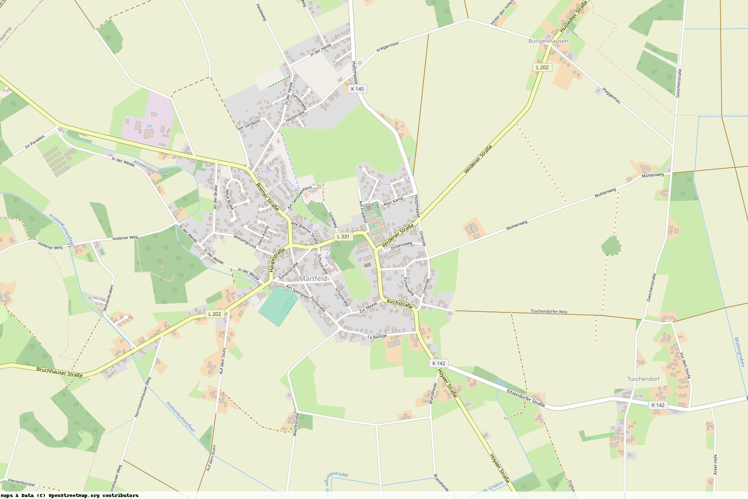 Ist gerade Stromausfall in Niedersachsen - Diepholz - Martfeld?