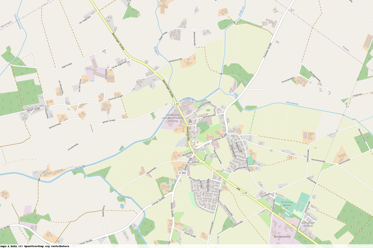 Ist gerade Stromausfall in Niedersachsen - Emsland - Beesten?