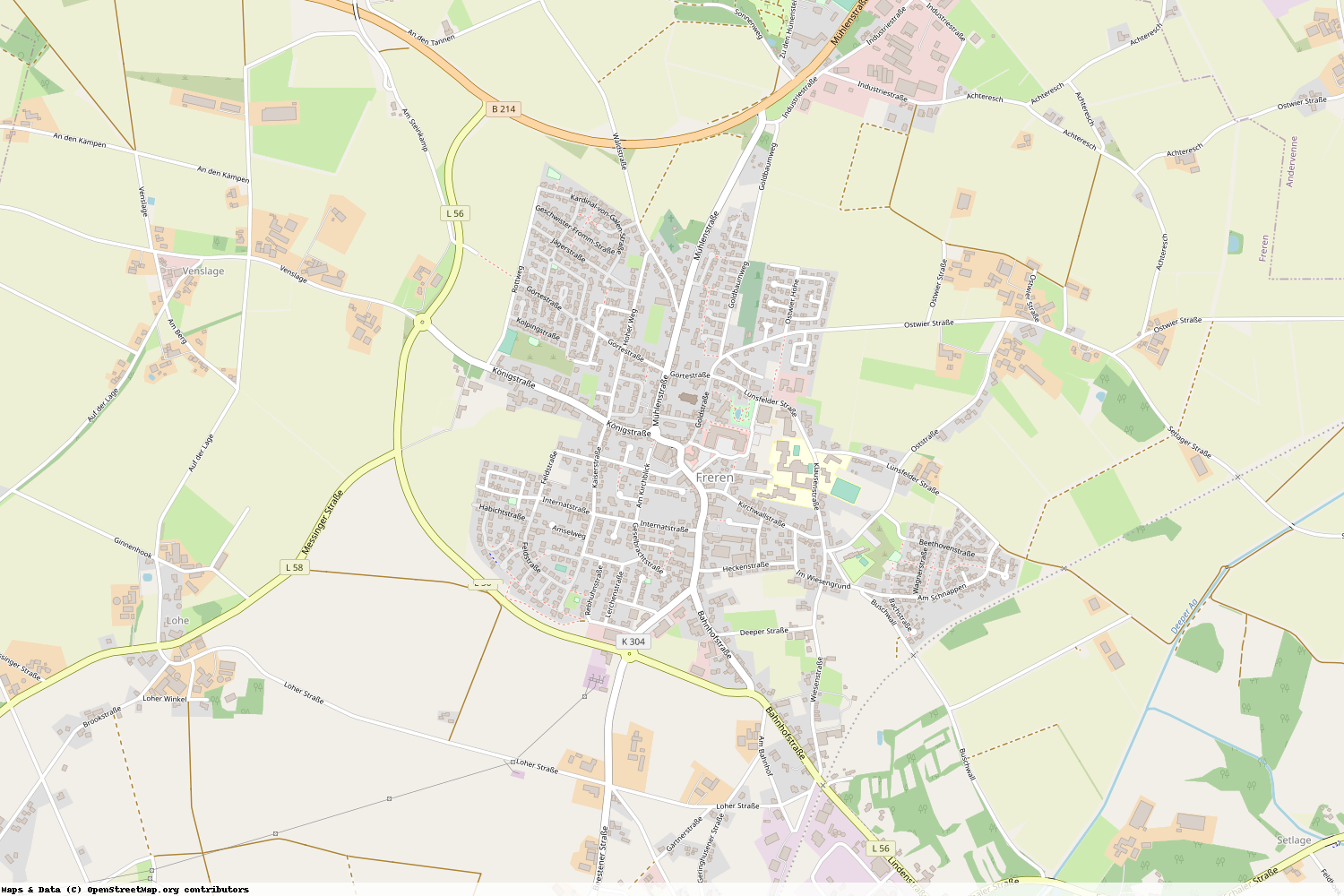 Ist gerade Stromausfall in Niedersachsen - Emsland - Freren?