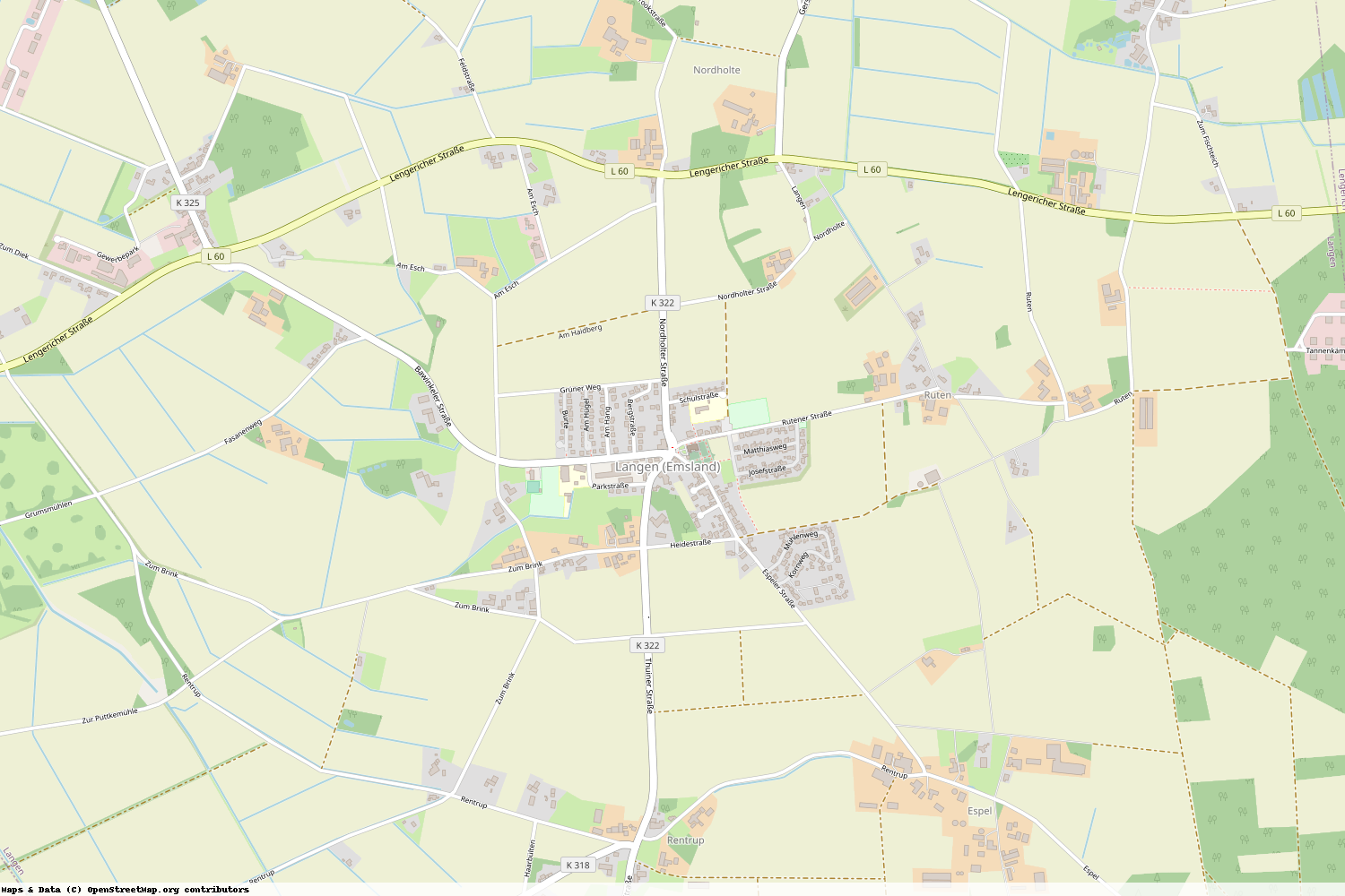 Ist gerade Stromausfall in Niedersachsen - Emsland - Langen?