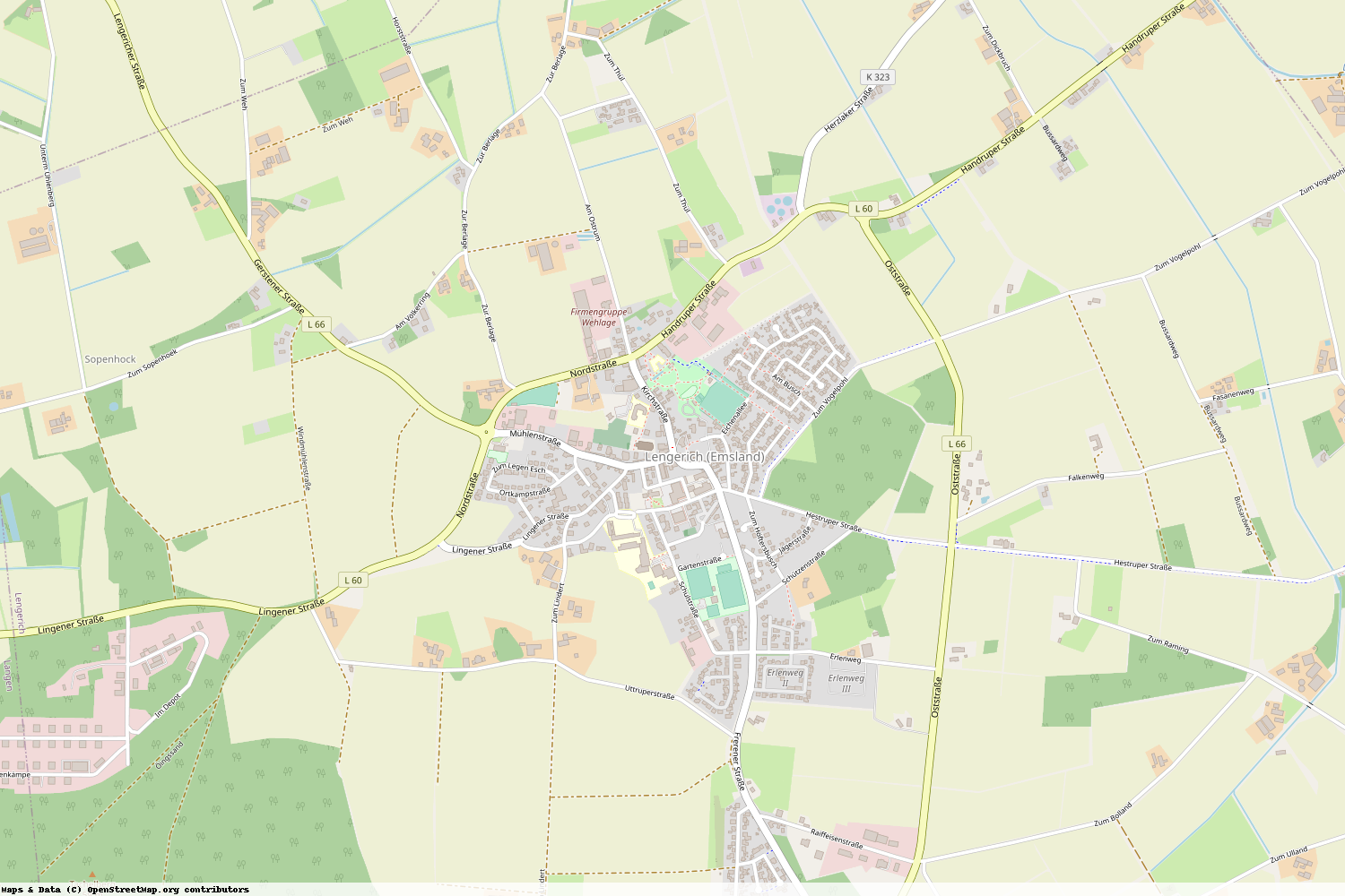 Ist gerade Stromausfall in Niedersachsen - Emsland - Lengerich?