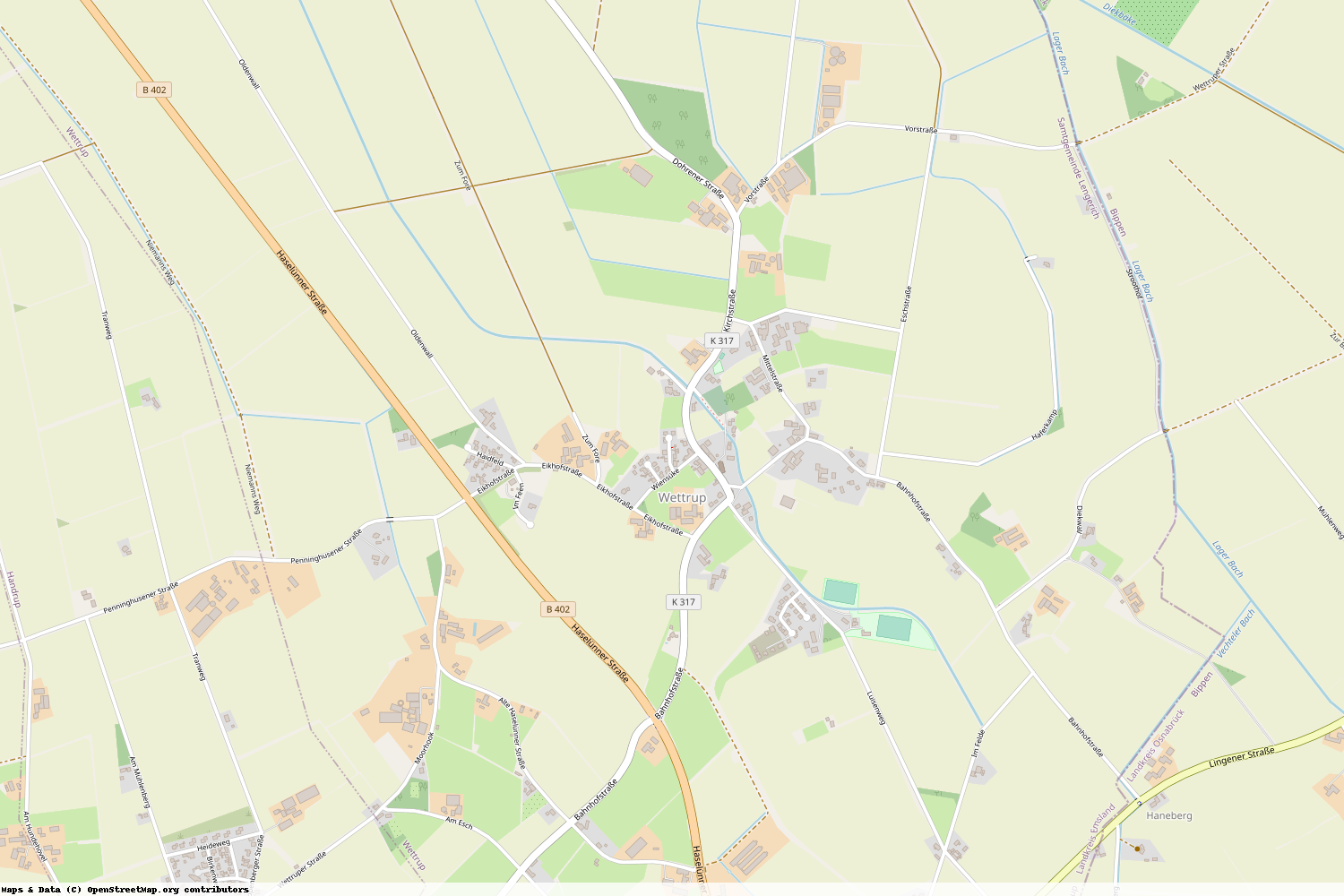 Ist gerade Stromausfall in Niedersachsen - Emsland - Wettrup?