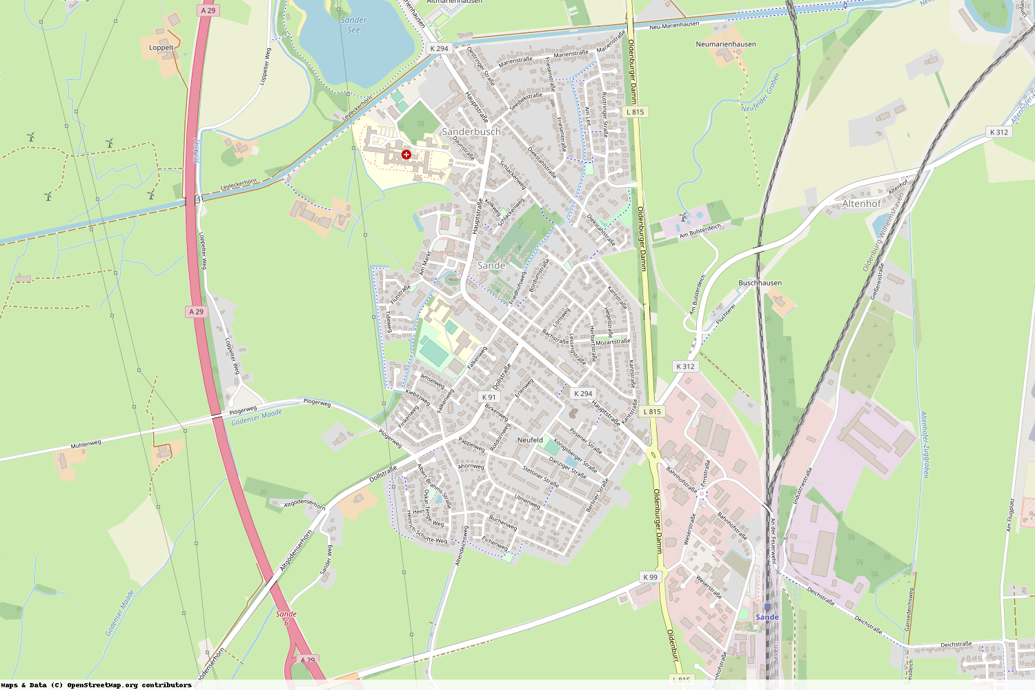 Ist gerade Stromausfall in Niedersachsen - Friesland - Sande?