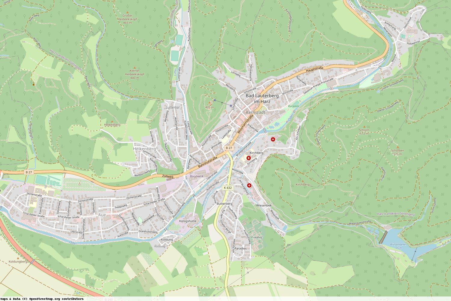Ist gerade Stromausfall in Niedersachsen - Göttingen - Bad Lauterberg im Harz?
