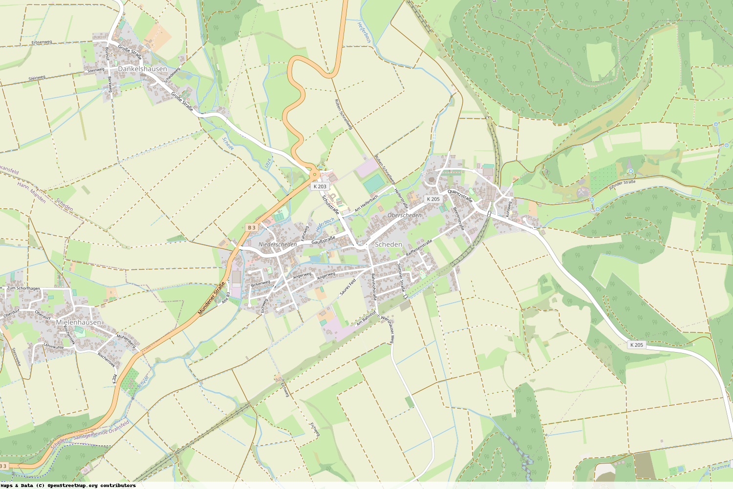 Ist gerade Stromausfall in Niedersachsen - Göttingen - Scheden?