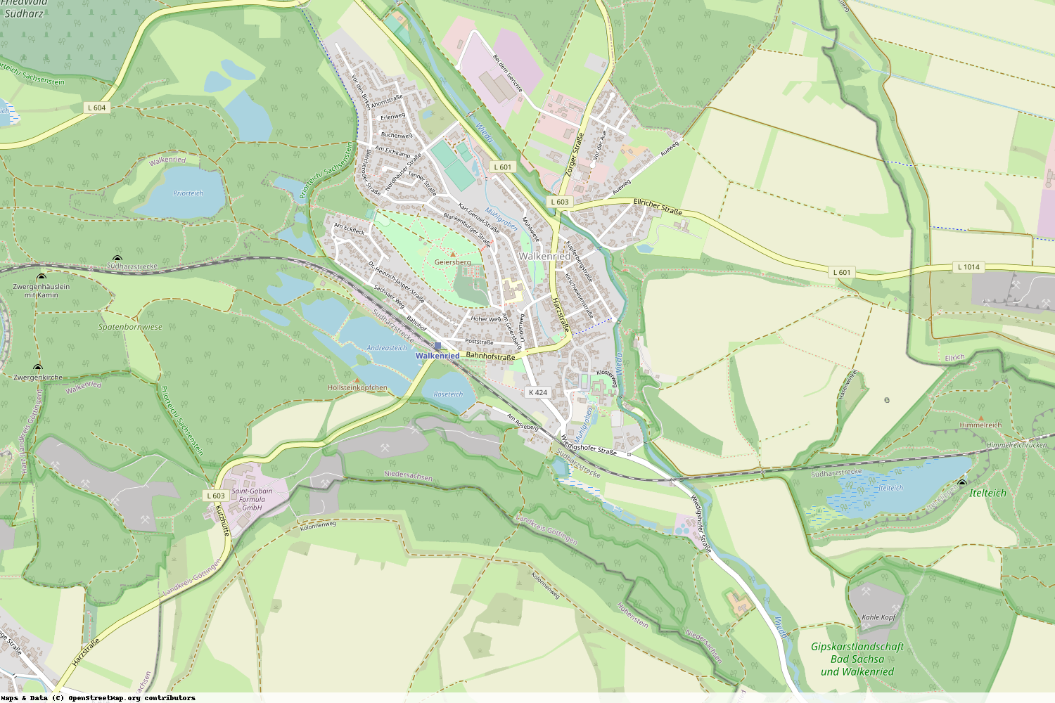 Ist gerade Stromausfall in Niedersachsen - Göttingen - Walkenried?