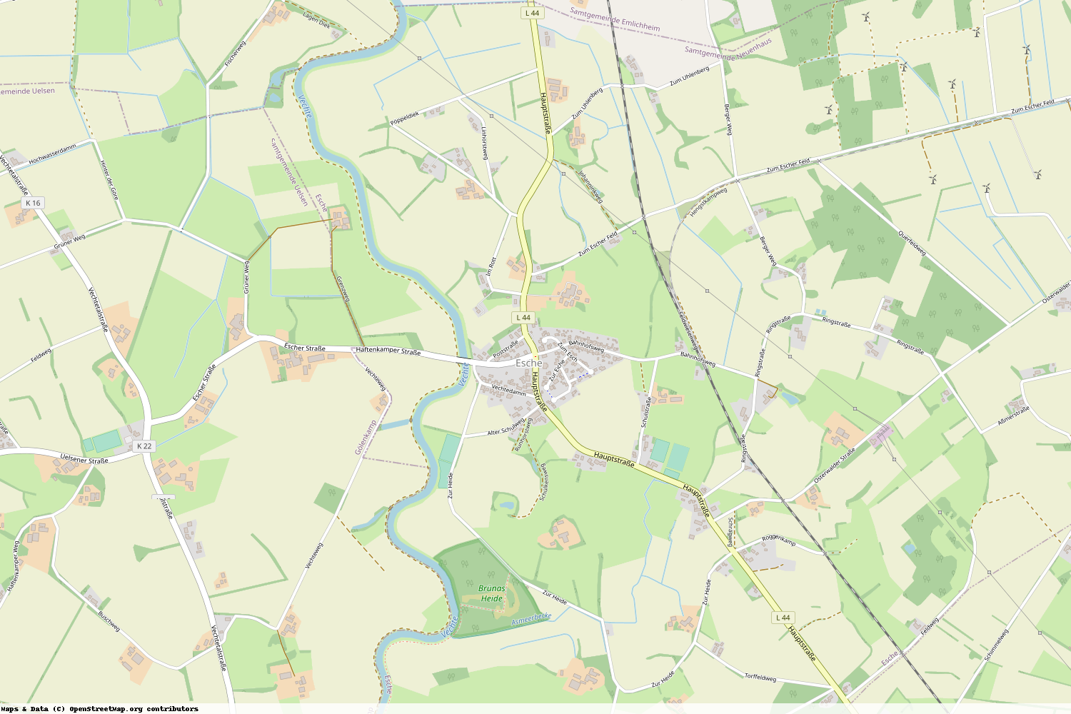 Ist gerade Stromausfall in Niedersachsen - Grafschaft Bentheim - Esche?