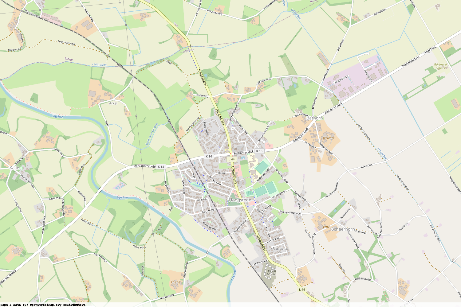 Ist gerade Stromausfall in Niedersachsen - Grafschaft Bentheim - Hoogstede?