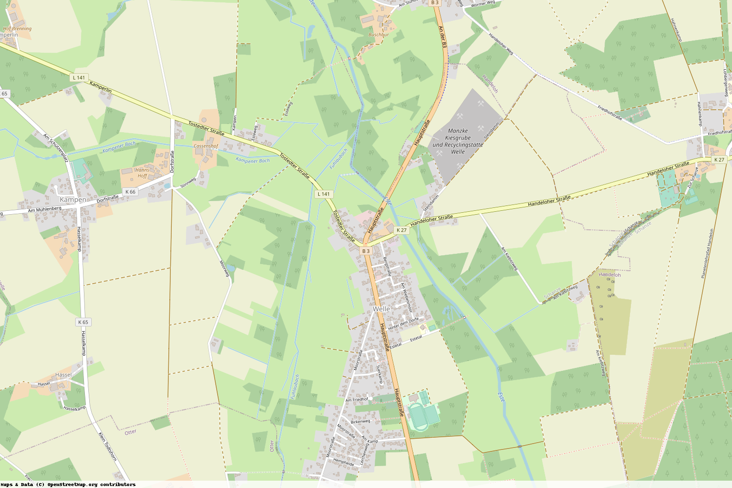 Ist gerade Stromausfall in Niedersachsen - Harburg - Welle?