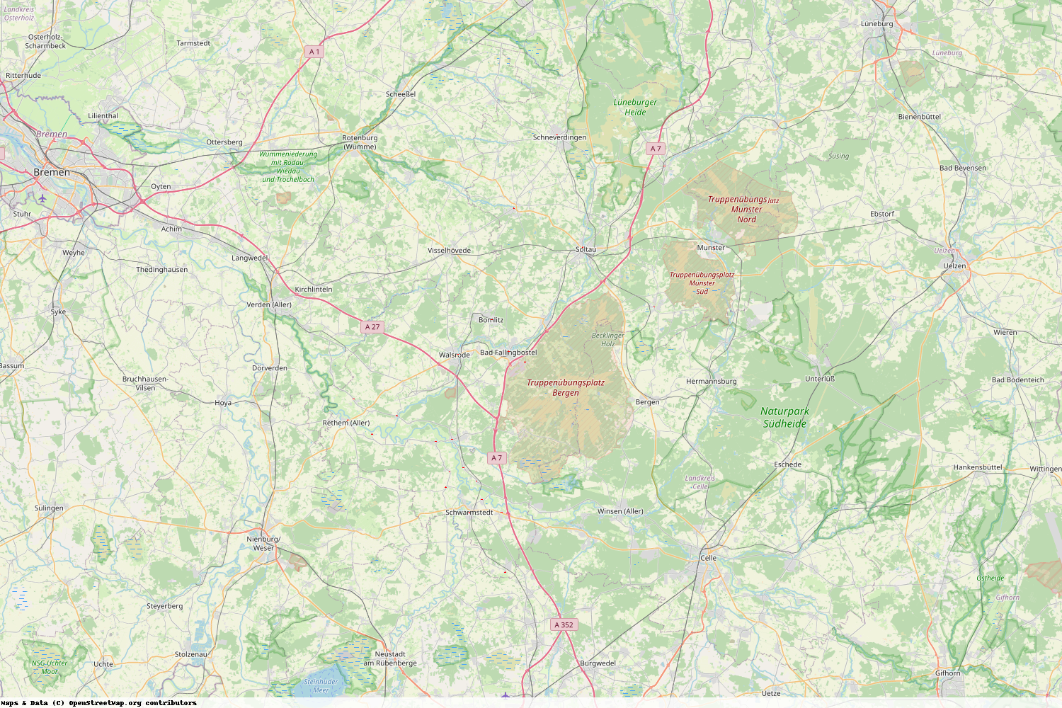Ist gerade Stromausfall in Niedersachsen - Heidekreis?