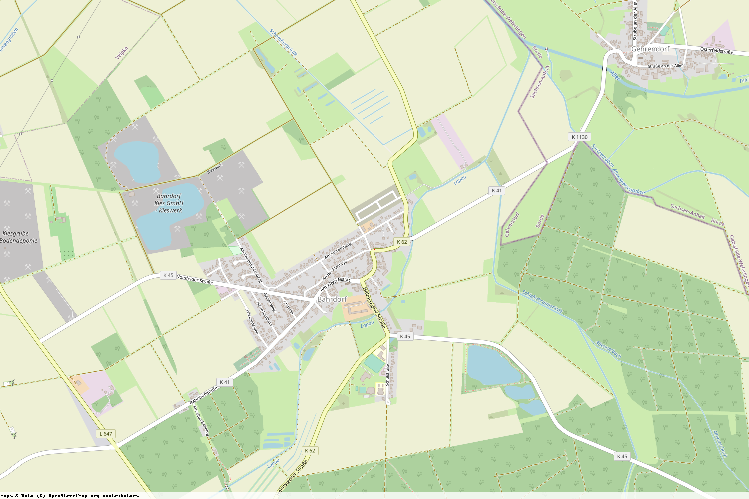 Ist gerade Stromausfall in Niedersachsen - Helmstedt - Bahrdorf?
