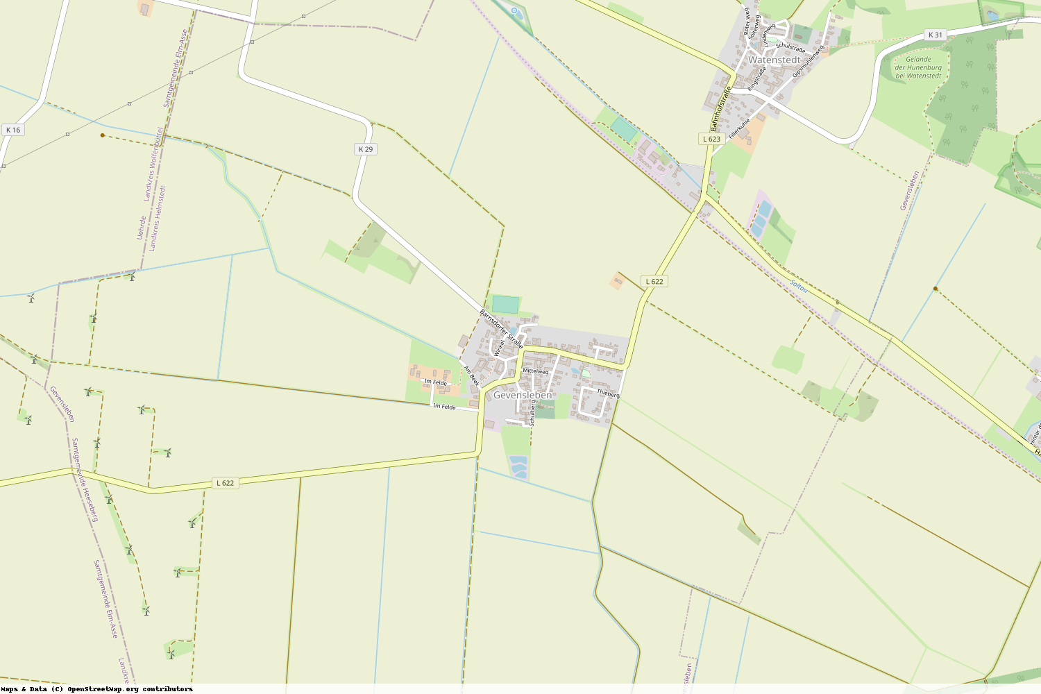 Ist gerade Stromausfall in Niedersachsen - Helmstedt - Gevensleben?