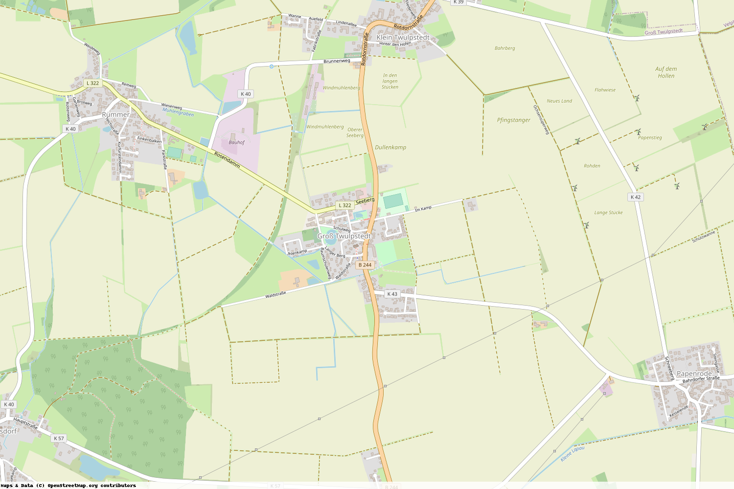 Ist gerade Stromausfall in Niedersachsen - Helmstedt - Groß Twülpstedt?