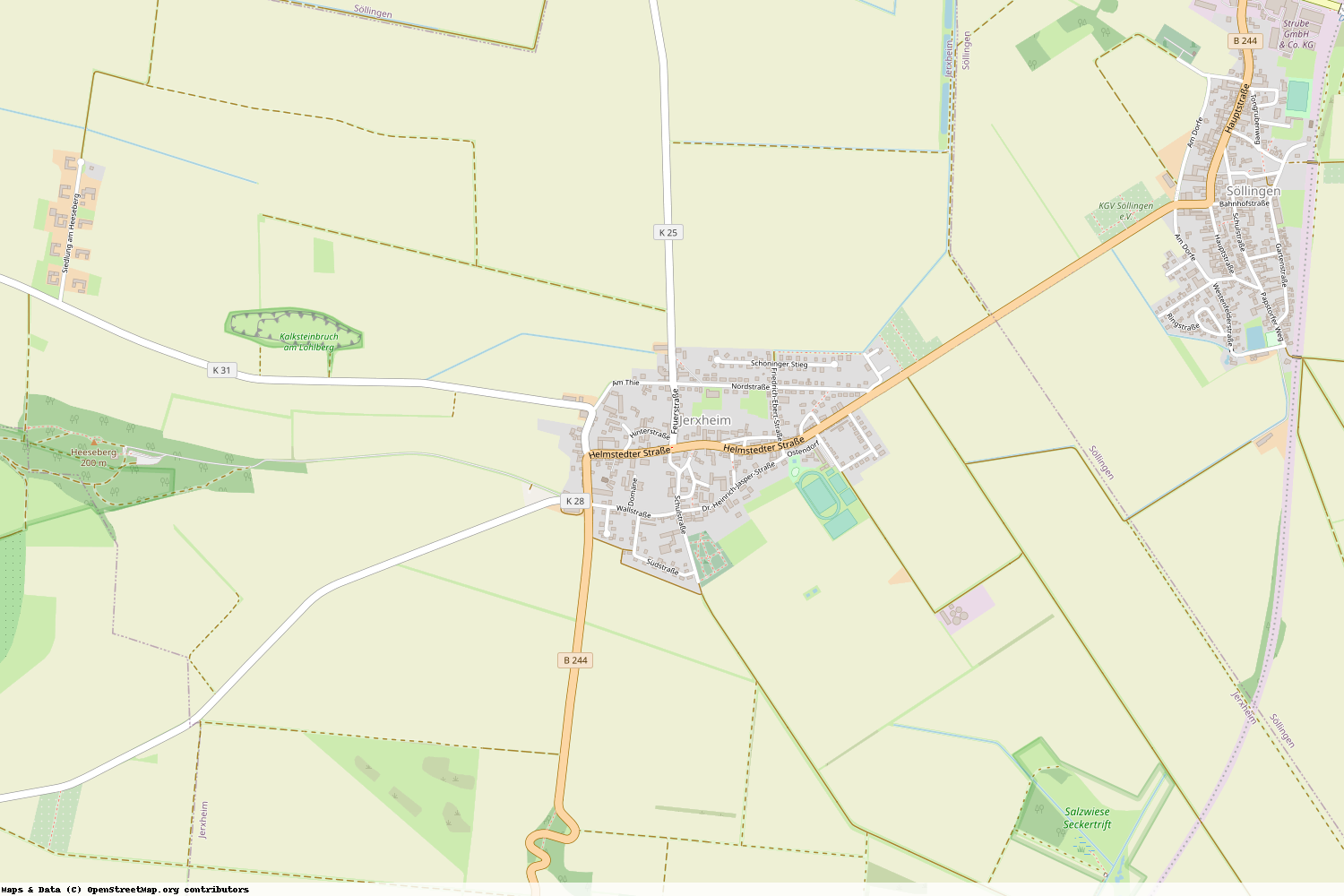 Ist gerade Stromausfall in Niedersachsen - Helmstedt - Jerxheim?