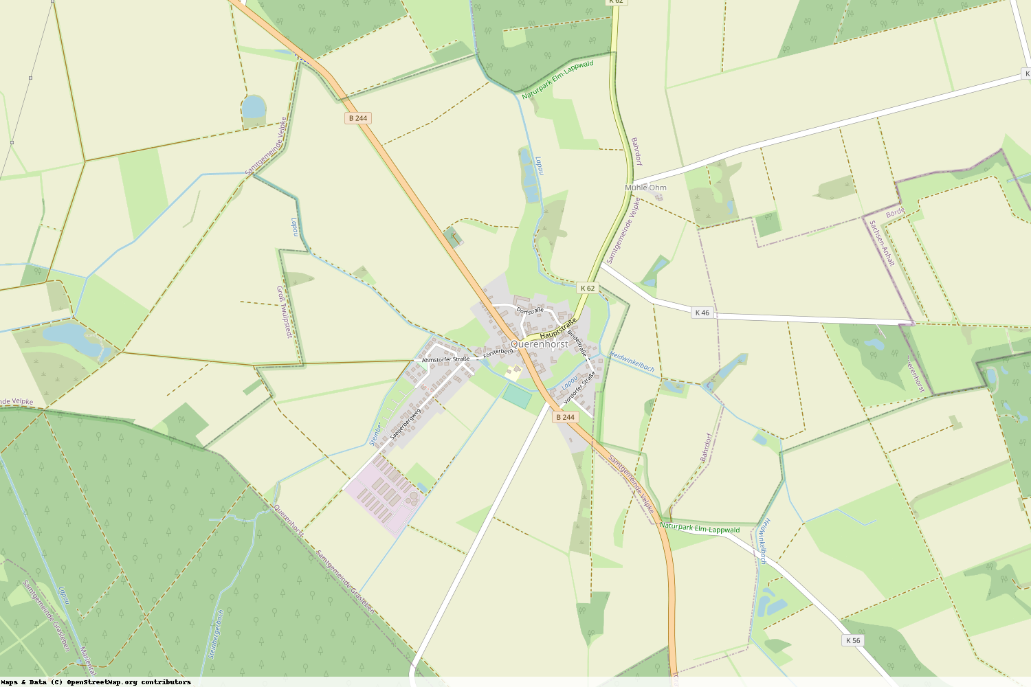 Ist gerade Stromausfall in Niedersachsen - Helmstedt - Querenhorst?