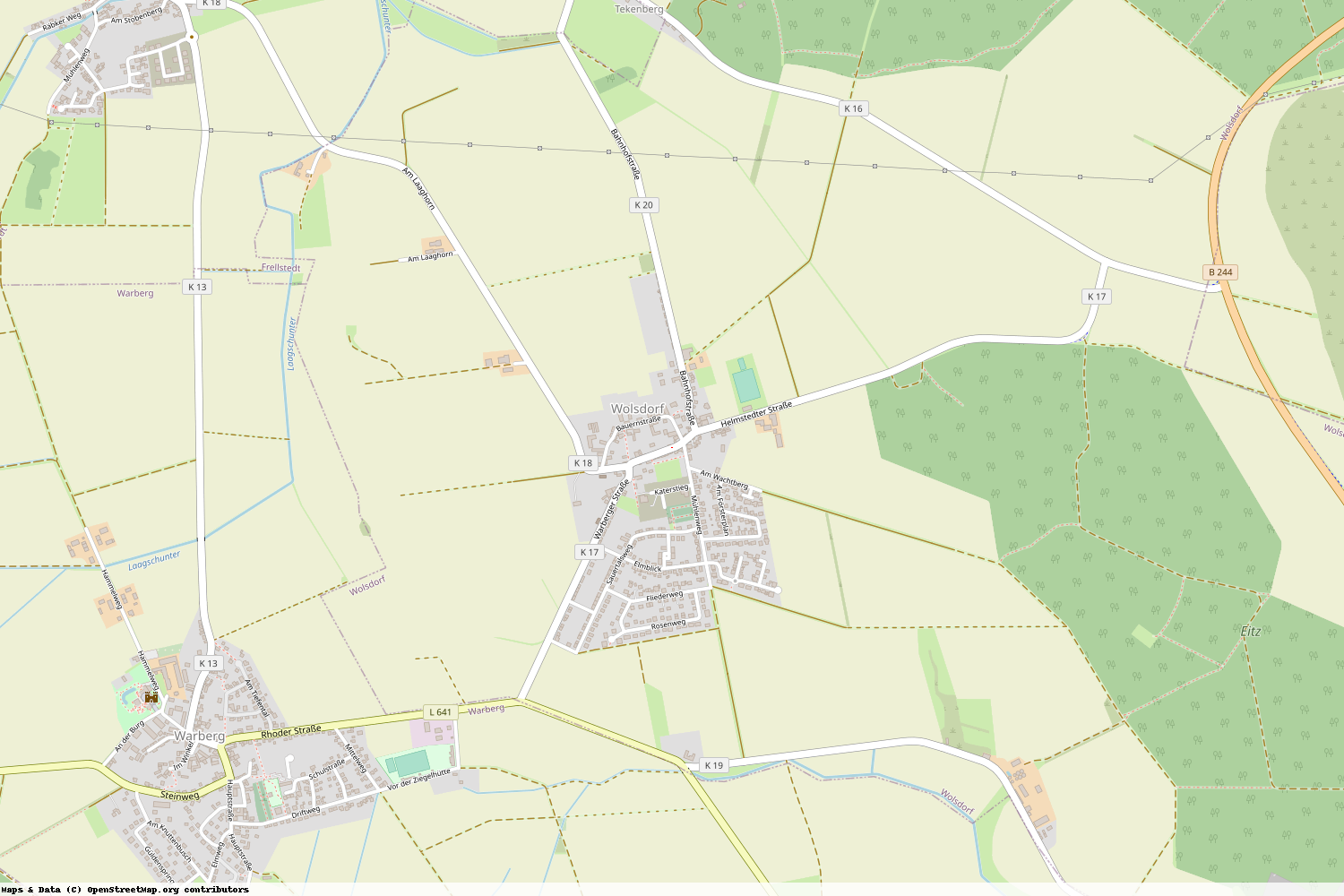 Ist gerade Stromausfall in Niedersachsen - Helmstedt - Wolsdorf?