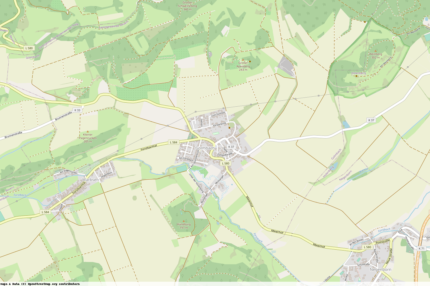 Ist gerade Stromausfall in Niedersachsen - Holzminden - Golmbach?