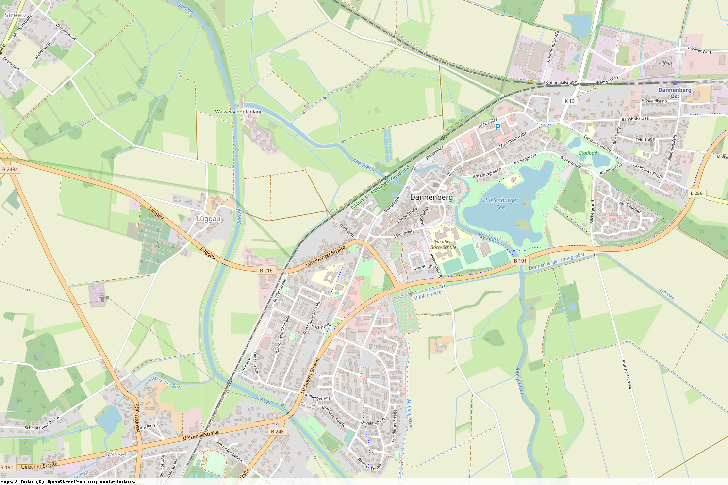 Ist gerade Stromausfall in Niedersachsen - Lüchow-Dannenberg - Dannenberg (Elbe)?