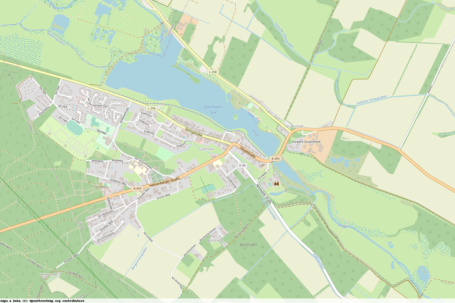 Ist gerade Stromausfall in Niedersachsen - Lüchow-Dannenberg - Gartow?