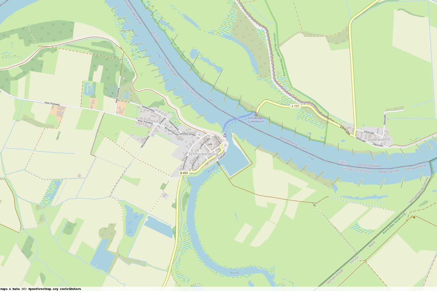 Ist gerade Stromausfall in Niedersachsen - Lüchow-Dannenberg - Schnackenburg?