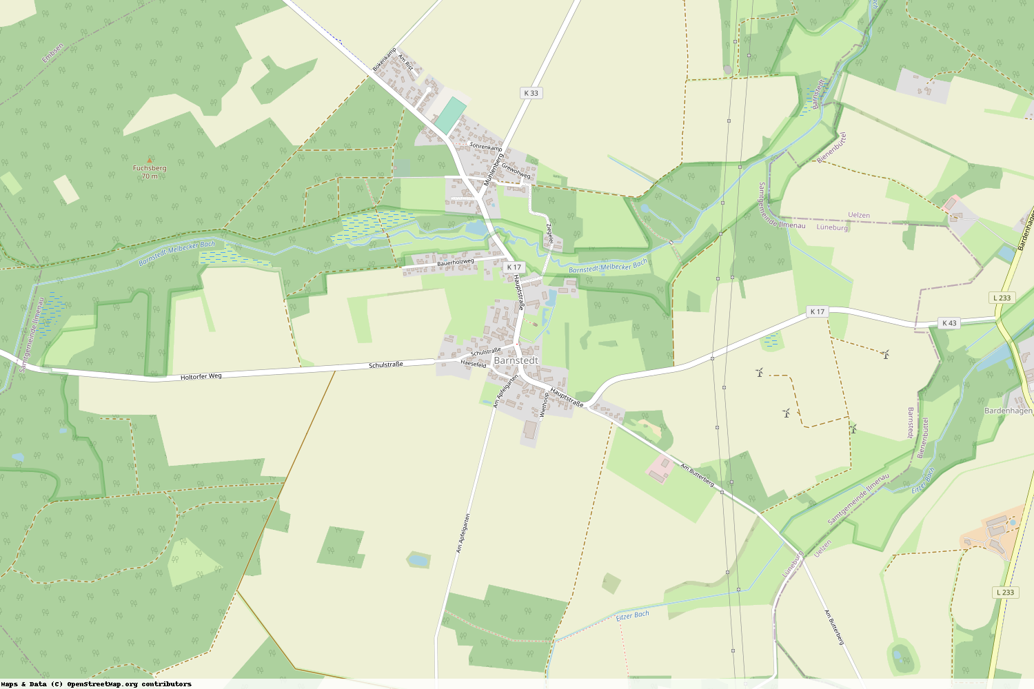 Ist gerade Stromausfall in Niedersachsen - Lüneburg - Barnstedt?
