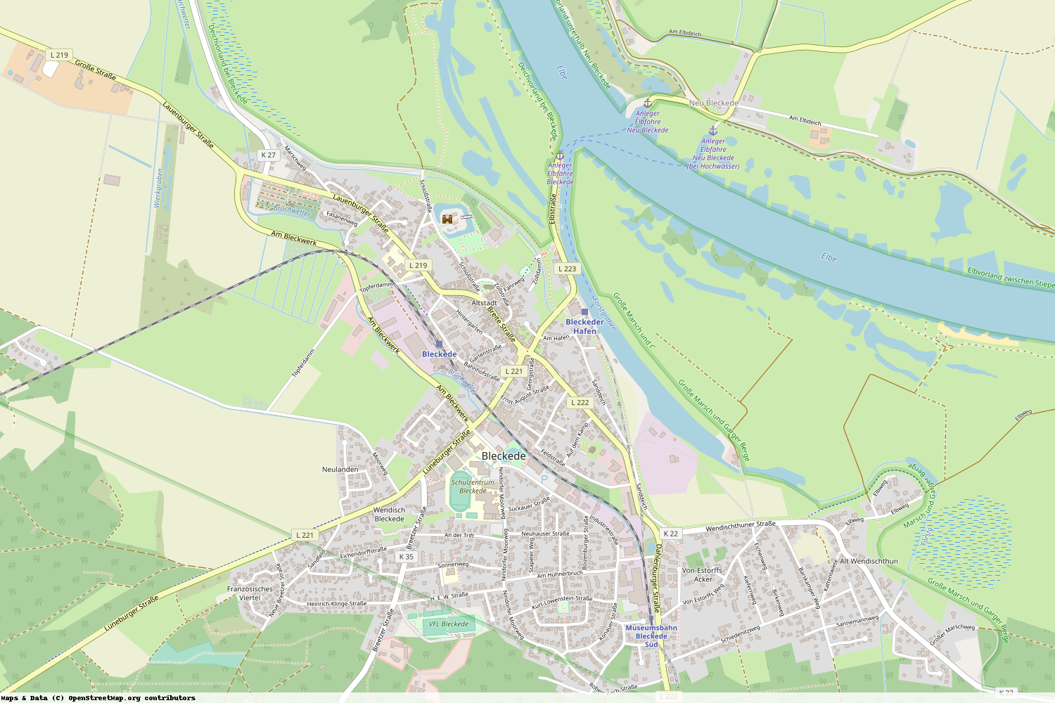 Ist gerade Stromausfall in Niedersachsen - Lüneburg - Bleckede?