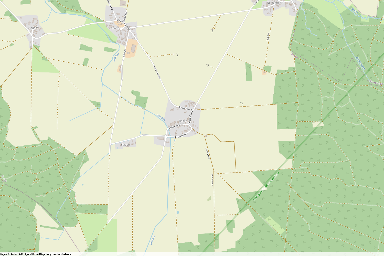 Ist gerade Stromausfall in Niedersachsen - Lüneburg - Boitze?