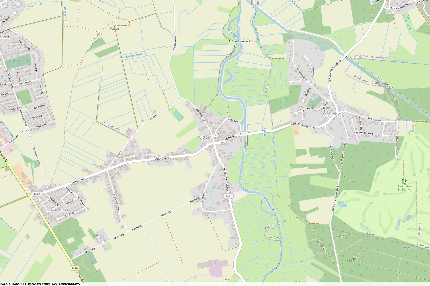 Ist gerade Stromausfall in Niedersachsen - Lüneburg - Wittorf?