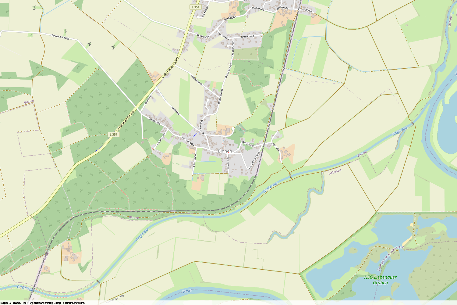 Ist gerade Stromausfall in Niedersachsen - Nienburg (Weser) - Binnen?