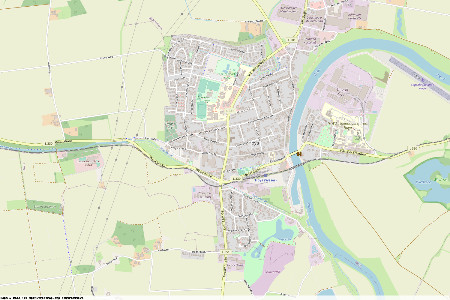 Ist gerade Stromausfall in Niedersachsen - Nienburg (Weser) - Hoya?