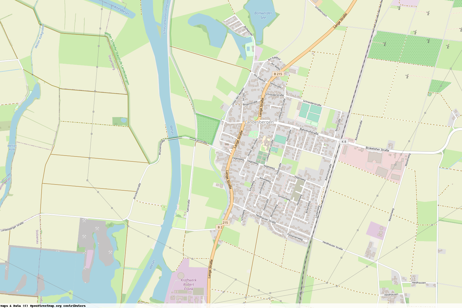 Ist gerade Stromausfall in Niedersachsen - Nienburg (Weser) - Landesbergen?