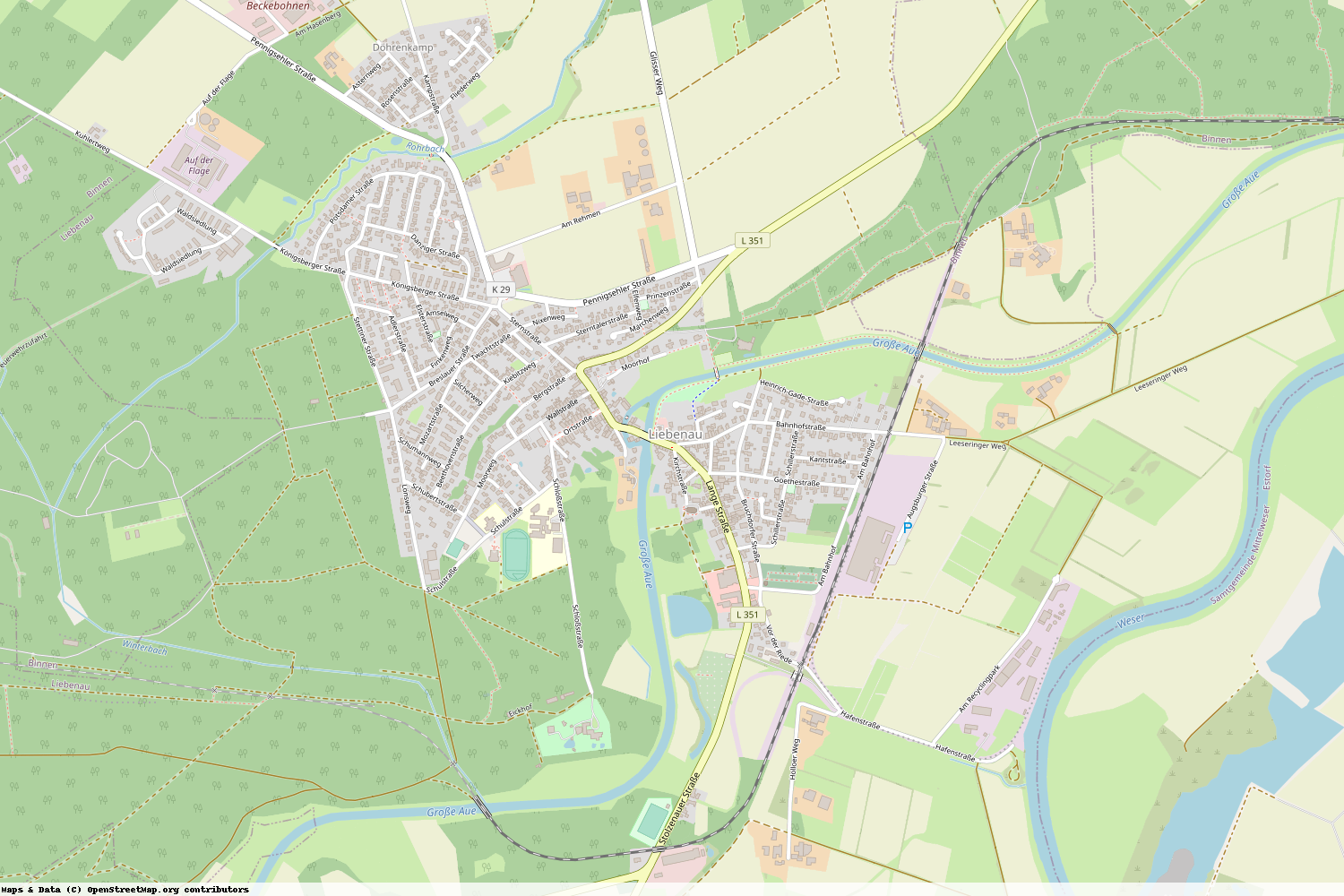 Ist gerade Stromausfall in Niedersachsen - Nienburg (Weser) - Liebenau?
