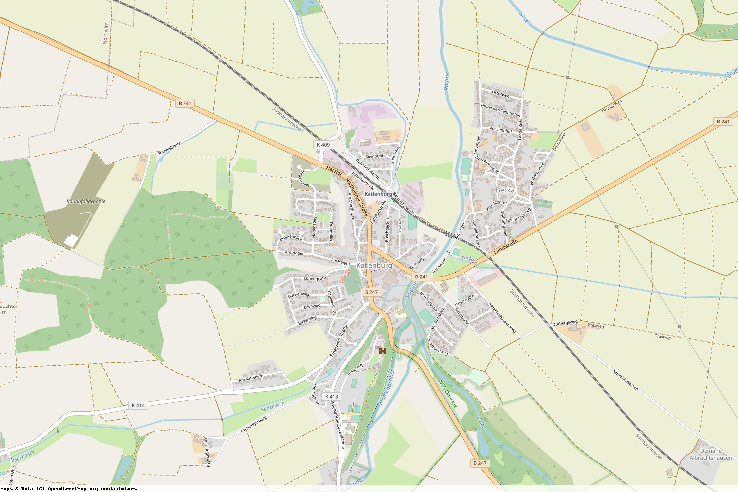 Ist gerade Stromausfall in Niedersachsen - Northeim - Katlenburg-Lindau?